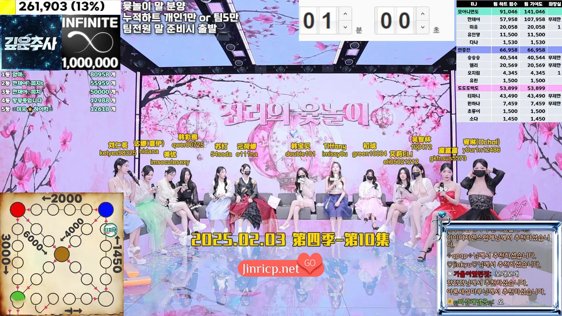 Jinricp 第四季第10集 春节特辑 · 掷柶游戏舞台画面